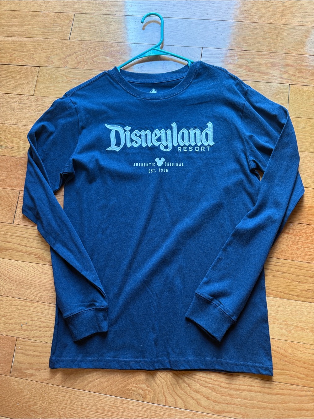 Disney Navy Blue Disneyland Resort Long Sleeve Tee
